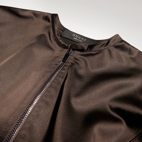 Chaqueta de tejido duquesa de acetato elástico