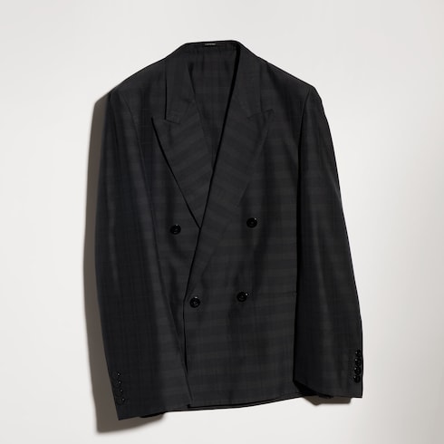 Chaqueta de seda príncipe de Gales