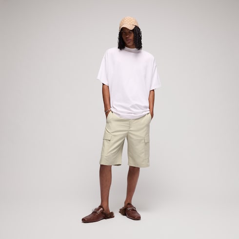 Pantalon en twill de coton et nylon légers