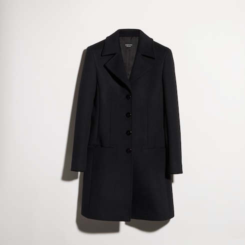 タグ付き ウール コート ・ブラック | GUCCI公式