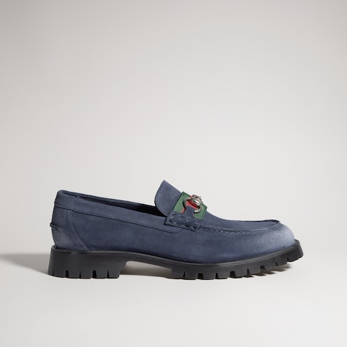 Herrenloafer mit Horsebit und Profilsohle