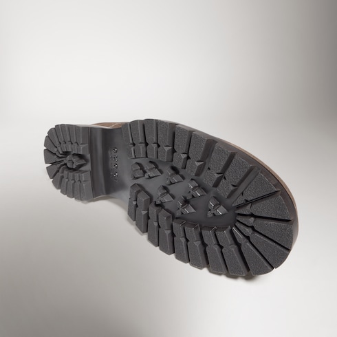 Stivaletto stringato uomo con nastro Web