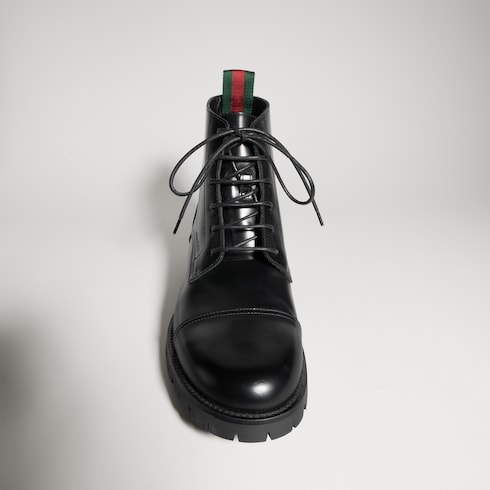 Men's lace-up ankle boot with Web