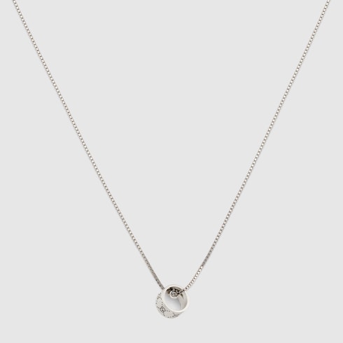 GUCCI グッチ シグネチャー ペンダント ネックレス