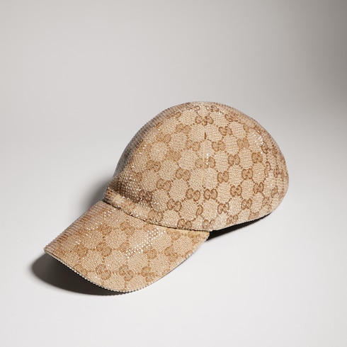 Embroidered GG canvas baseball hat