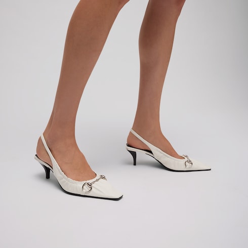 Zapato de salón con talón descubierto Vittoria con elástico para mujer