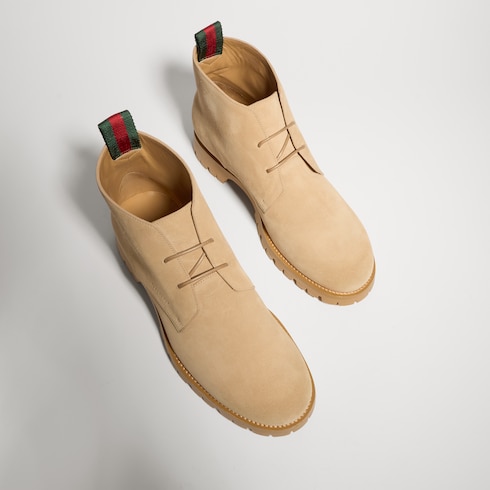 Men's lace-up ankle boot with Web