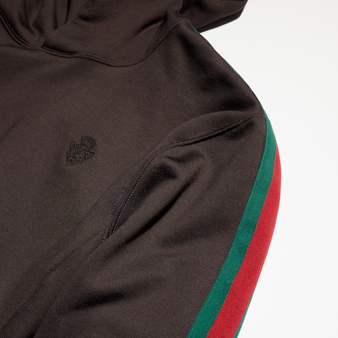 Cotton jersey sweatshirt with Web