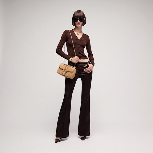Bolso de Hombro Jetset GG Marmont Mediano