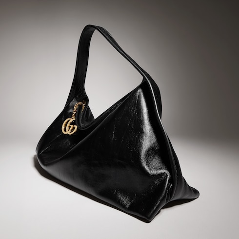 Large shoulder bag with Double G detail