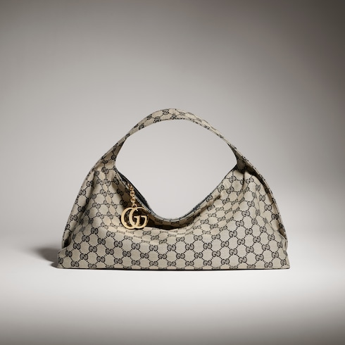 Bolso de hombro grande con Detalle de Doble G