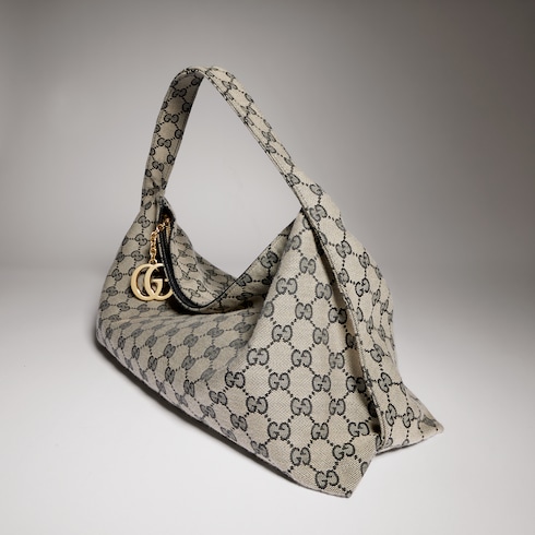 Bolso de hombro grande con Detalle de Doble G