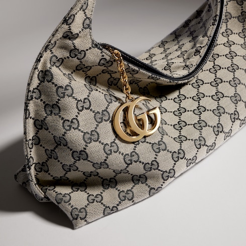 Bolso de hombro grande con Detalle de Doble G