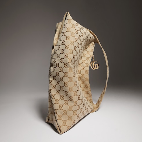 Large shoulder bag with Double G detail