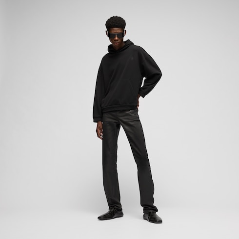 Cotton cashmere jersey sweatshirt