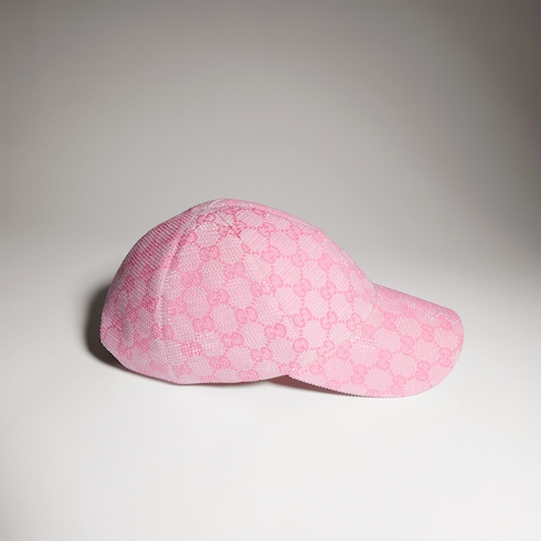 Casquette de baseball en toile GG brodée