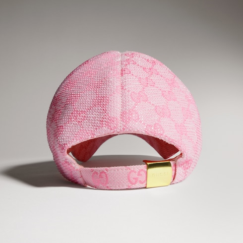 Casquette de baseball en toile GG brodée