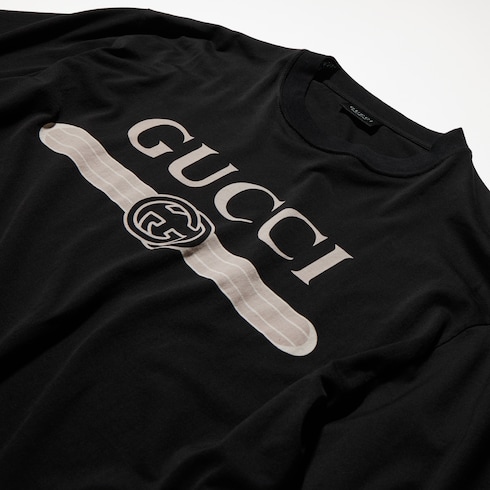 Cotton jersey T-shirt with print