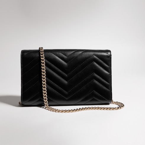 GG Marmont wallet on chain