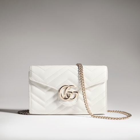 GG Marmont wallet on chain
