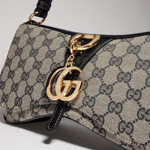 Bolso de hombro mediano con Detalle de Doble G