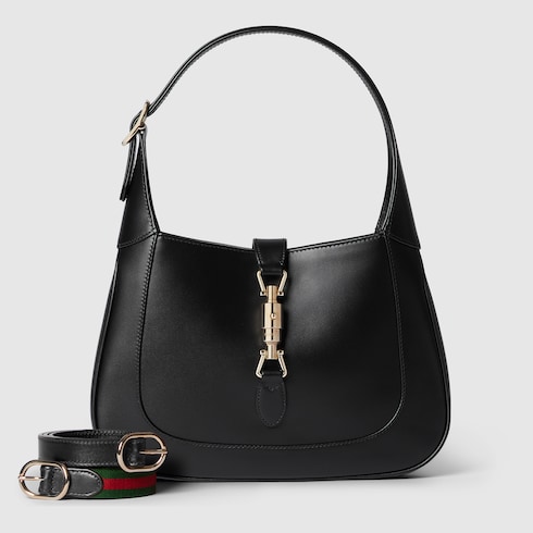 Gucci Jackie 1961 medium bag in black leather | GUCCI® NZ