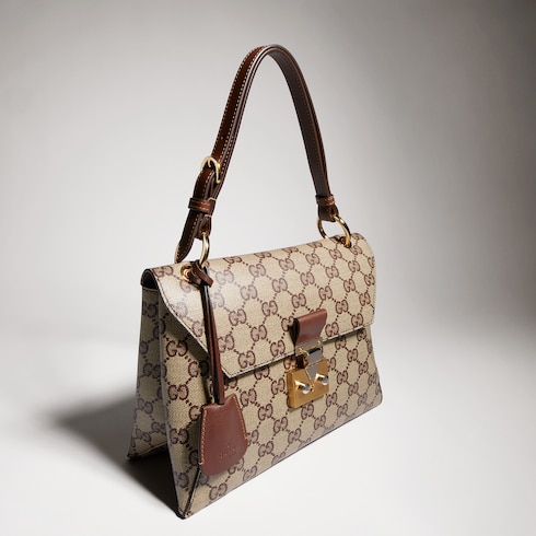 Kleine Henkeltasche mit Schloss