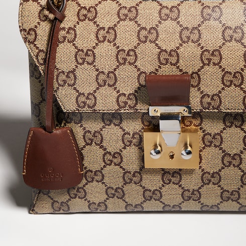 Bolso de mano pequeño con asa y cerradura