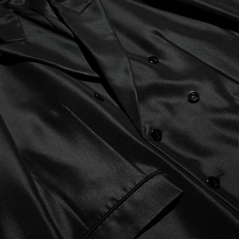 Viscose wool faille jacket
