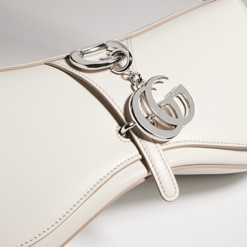 Mittelgroße Schultertasche mit Doppel G Detail