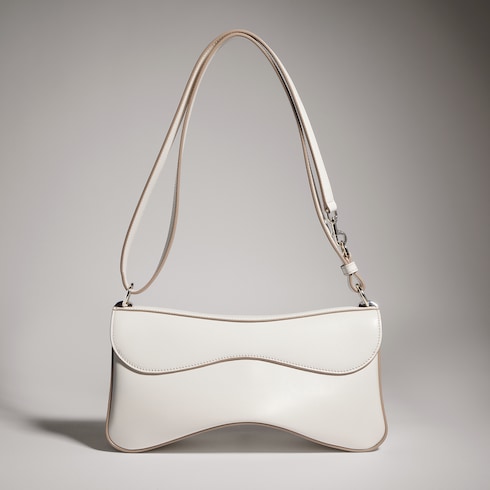 Medium shoulder bag with Double G detail