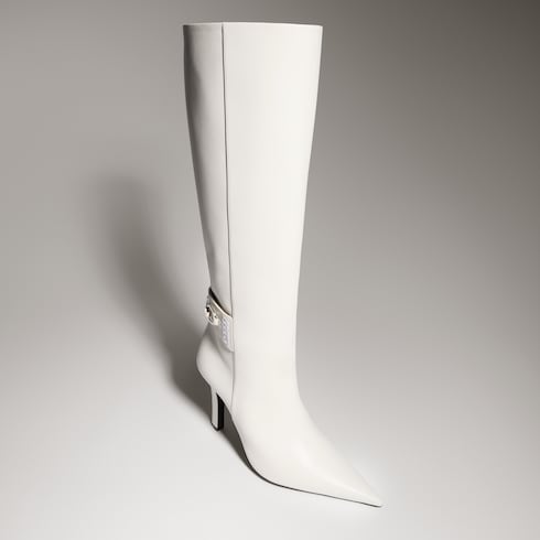 Damenstiefel mit Horsebit-Detail