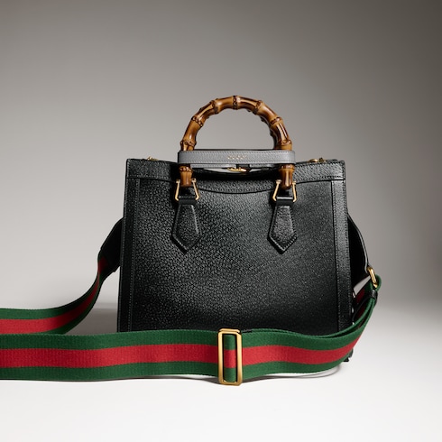 Gucci Diana系列中号竹节托特包