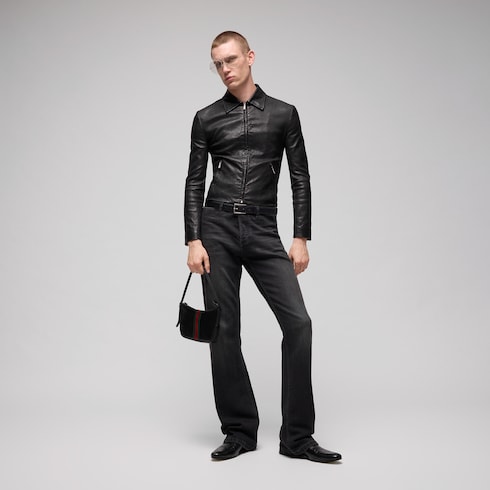 Reversible belt with rectangular buckle