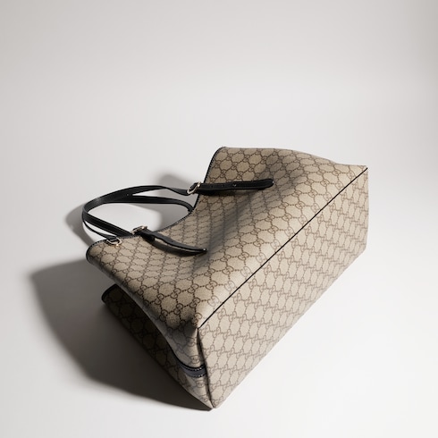 Borsa shopping GG Emblem misura grande