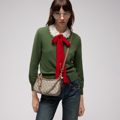 Kleine GG Emblem Schultertasche