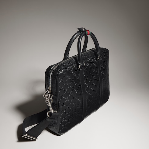 GG Emblem large briefcase