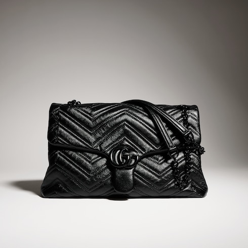 Borsa a spalla GG Marmont misura media