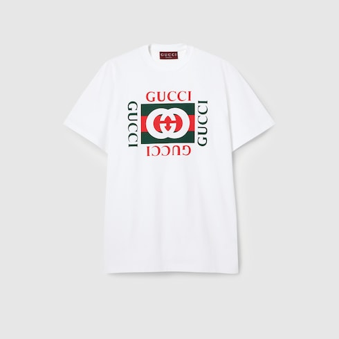 GUCCI ロゴ Tシャツ ホワイト XS 788093_XJGL3_9669_001_100_0000