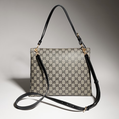 Medium top handle bag with lock