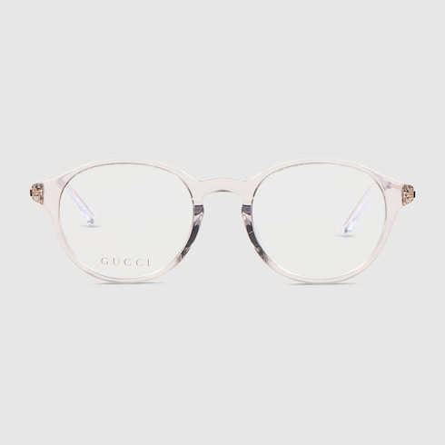 GUCCI オンライン限定 ラウンド オプティカルフレーム（アジアン フィット）