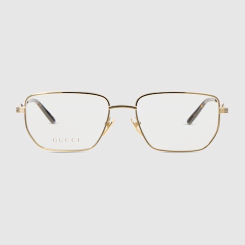 GUCCI オンライン限定 レクタンギュラー オプティカルフレーム