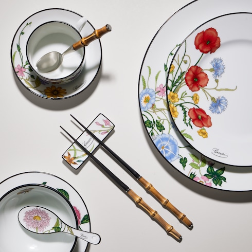 Gucci Flora tea cup and saucer, set of two