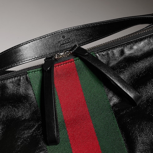 Large crossbody bag with Web