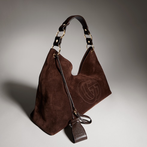 Bolso de hombro grande con Detalle de Doble G