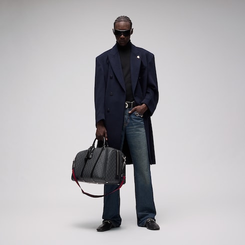 GG Black medium duffle bag