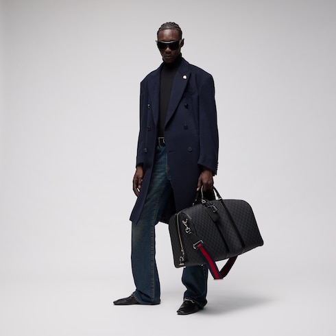 GG Black large duffle bag