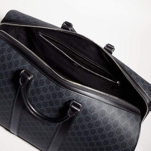 GG Black large duffle bag