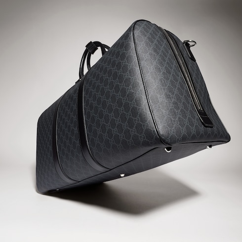 GG Black large duffle bag