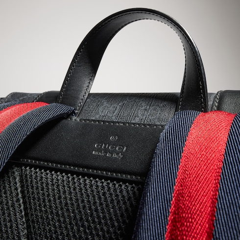 GG Black large backpack